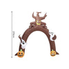 Outdoor Yard Halloween Inflatable Mold Decoration With Lights Scary Ghost Skull