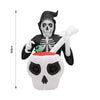 Outdoor Yard Halloween Inflatable Mold Decoration With Lights Scary Ghost Skull