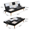 Folding 3 Seater Sofa Bed Click-Clack Recliner Fabric Couch Sleeper Living Room