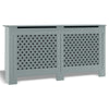 White Radiator Cover Cabinet Small Large Modern MDF Slat Wood Grill Furniture