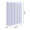 Electric Panel Heater Wall Mounted or Portable Slim Heater Timer & Thermostat