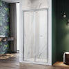 Bi Fold Shower Enclosure Door With Magnetic Stripes Wet Room Glass Cubicle