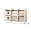Kids Storage Cabinet Drawer Children Bookcase Toy Organizer Bin Box for Playroom
