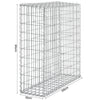 Galvanized Steel Gabion Stone Basket Retaining Wall Garden Wire Cage Fench