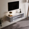 Floating TV Unit Cabinet Wall Mounted TV Stand Wall Shelving Entertainment Unit