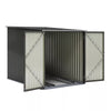 Outdoor Garden Storage Shed Bike Metal Pent Tool Shed House Can Put 2-4 Bicycles