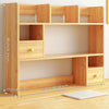 Desktop Bookshelf Storage Rack Home Office Bookcase Organizer Assembly Required