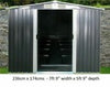Metal Garden Shed 6 X 4, 8 X 4, 8 X 6, 10 X 8 Garden Storage WITH FREE BASE New