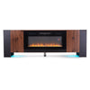 Electric Fireplace With TV Stand 36inch Cabinet Fire Heater Flame Living Room