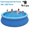 Large Swimming Pool About Gound Pool Inflatable Garden Outdoor Pools 8/10FT