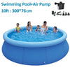 Large Swimming Pool About Gound Pool Inflatable Garden Outdoor Pools 8/10FT