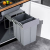 Pull Out Kitchen Waste Recycle Soft Close Dustbin Under Sink Rubbish Bin 30L/40L