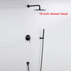 Brass Bathroom Rainfall Shower Mixer Valve Set Shower Head Bath Taps Faucet Kit