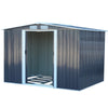 Galvanized Steel Box Metal Garden Storage Shed 12 X 10, 6 X 8, 8 X 8, 10 X 8 ft