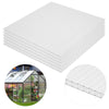 Polycarbonate Roofing Sheet 4/10mm Twinwall Panel Canopy Conservatory Greenhouse