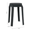 Set of 4 Dining Bar Chairs Modern Contemporary Indoor Outdoor Kitchen Office