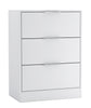 60/80cm Chest of 3 Drawers Compact Storage Bedside Cabinet Bedroom Furniture