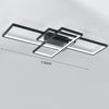 Square/Ring LED Ceiling Lamp Cool White Light Chandelier Fixture Bedroom Living