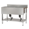 Catering Sink Kitchen Stainless Steel Single/Double Bowl Drainer Unit Prep Table