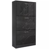 3 Drawer Shoe Cabinet Storage Cupboard Unit Shoe Rack Wooden Stand Organiser