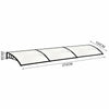 Door Canopy Window Awning Rain Shelter Front Back Porch Outdoor Patio Roof Cover