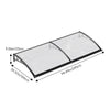 Door Canopy Awning Shelter Outdoor Porch Patio Front Back Window Roof Rain Cover