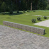 Garden Gabion Retaining Wall wire Cage fench Basket Galvanised Stone Patio New