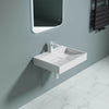 Modern Bathroom Wash Basin Sink Stone Resin Countertop Wall Hung Full Size Range