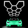 28x Hexagon LED Lighting Car Detail Home Garage Workshop Retail Without Border#