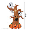Outdoor Yard Halloween Inflatable Mold Decoration With Lights Scary Ghost Skull