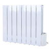 Electric Wall Mounted Oil Filled Radiator Home Space Heater Thermostatic Timer