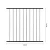 1000/1200/1400/1600/1800/2000/2200MM Juliet Balcony Wrought Iron Window Bars