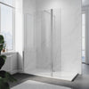 Walk In Shower Enclosure With 180° Flipper Panel 8mm Nano Glass Screen Cubicle