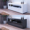 Modern 160cm TV Unit Cabinet Stand High Gloss Doors Entertainment Free RGB LED