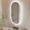 Oval Ultra Bright LED Bathroom Mirror Elliptical Anti-Fog Smart Dimmable Vanity