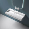Modern Bathroom Wash Basin Sink Stone Resin Countertop Wall Hung Full Size Range