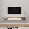 Modern 120CM Floating TV Stand Wall Mounted Media Console Modern Storage Shelf