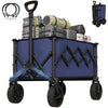 Flamaker Folding Festival Wagon, Big Wheels, Camping, Fishing, Beach Trolley