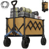 Flamaker Folding Festival Wagon, Big Wheels, Camping, Fishing, Beach Trolley