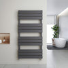 Bathroom Towel Rail Radiator Anthracite Designer Flat Panel Towel Rail Heated