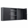 Wall Mounted Hanging Lockable Cabinet Garage Tools Parts Storage Cupboard Metal