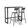 Outdoor Garden Table Patio Restaurant Cafe Bar Bistro Furniture High Stools Set