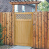 Privacy Wooden Garden Gate Pedestrian Fence Gate Porch Decorative Fence Panel