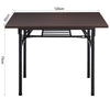 Folding Writing Desk Laptop Table Home Office Study Workstation Shelf Storage UK