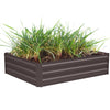 Garden Raised Bed Galvanised Steel Outdoor Planter Pot Vegetable Flower Herb Box