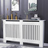 White Radiator Cover Cabinet Small Large Modern MDF Slat Wood Grill Furniture