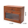 Vintage Wooden Small Cabinet Storage Box Desktop Organizer Unit Display Shelving