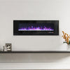 40/50/60/70/80/100 inch Insert/ Wall Mounted LED Fireplace Electric Media Fire
