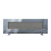 LED Fireplace Media Wall Fire Wall Mounted / Standing Electric Heater 40-100in