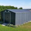 Metal Galvanized Steel Garden Shed Outdoor Bike Storage House Tool Sheds Roof